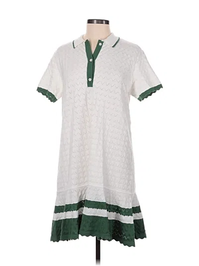 Pre-owned Tuckernuck Casual Dress In White