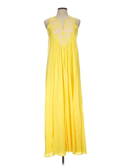 Pre-owned Tuckernuck Casual Dress In Yellow