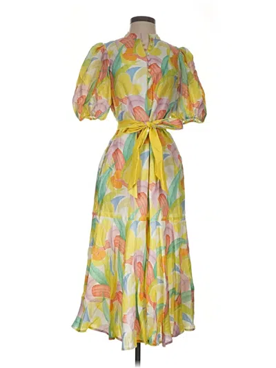 Pre-owned Tuckernuck Casual Dress In Yellow