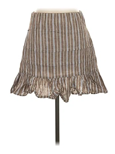 Pre-owned Tuckernuck Casual Skirt In Brown