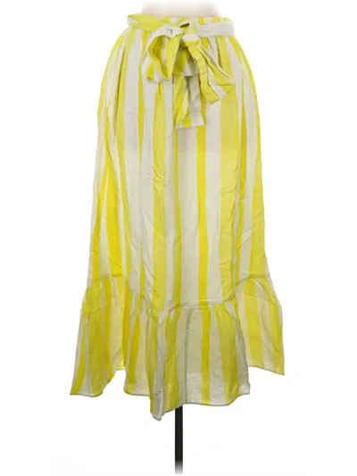 Pre-owned Tuckernuck Casual Skirt In Yellow