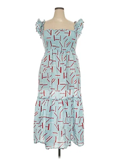 Pre-owned Tuckernuck Cocktail Dress In Blue