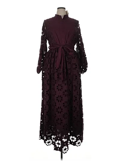 Pre-owned Tuckernuck Cocktail Dress In Burgundy