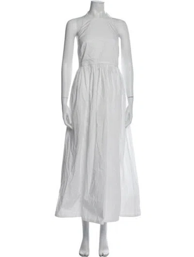 Pre-owned Tuckernuck Halterneck Long Dress W/ Tags In Multi