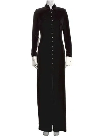Pre-owned Tuckernuck Long Dress In Black