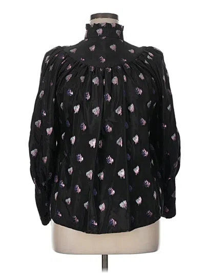 Pre-owned Tuckernuck Long Sleeve Blouse In Black