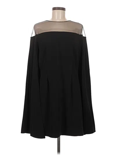 Pre-owned Tuckernuck Long Sleeve Blouse In Black