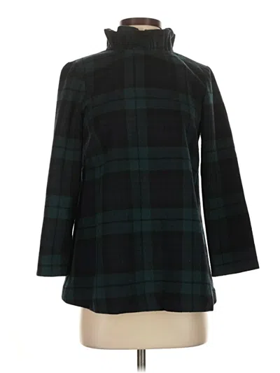 Pre-owned Tuckernuck Long Sleeve Blouse In Green