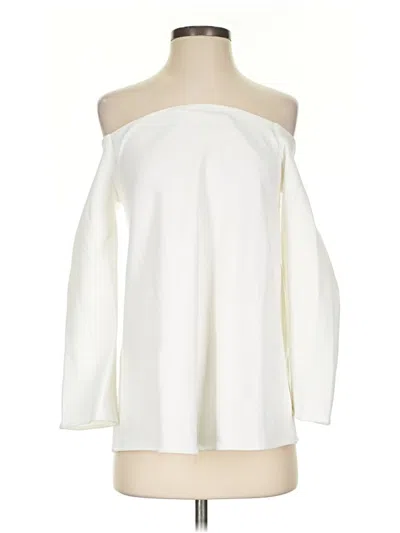 Pre-owned Tuckernuck Long Sleeve Blouse In Ivory