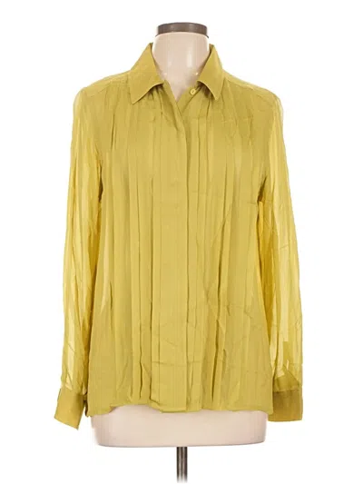 Pre-owned Tuckernuck Long Sleeve Blouse In Yellow