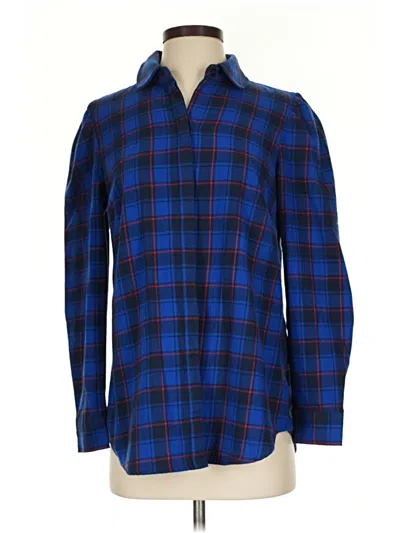 Pre-owned Tuckernuck Long Sleeve Button Down Shirt In Blue