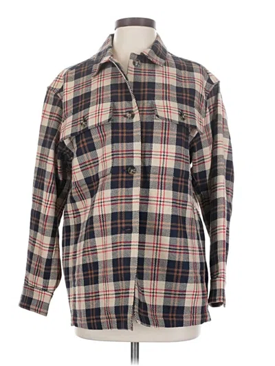 Pre-owned Tuckernuck Long Sleeve Button Down Shirt In Brown