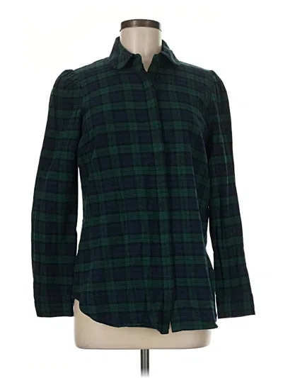 Pre-owned Tuckernuck Long Sleeve Button Down Shirt In Green