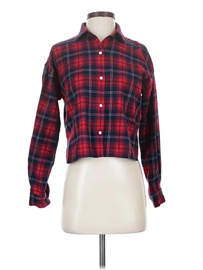 Pre-owned Tuckernuck Long Sleeve Button Down Shirt In Red