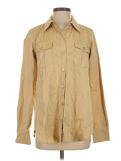 Pre-owned Tuckernuck Long Sleeve Button Down Shirt In Tan