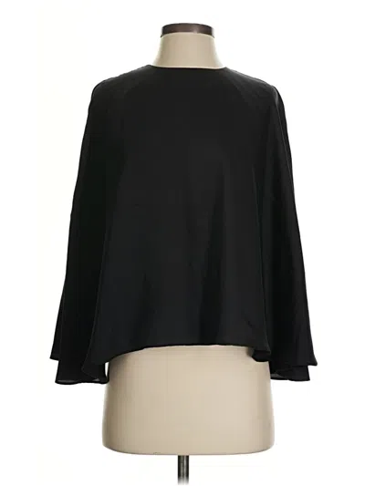 Pre-owned Tuckernuck Long Sleeve Top Black Mock Neckline Tops