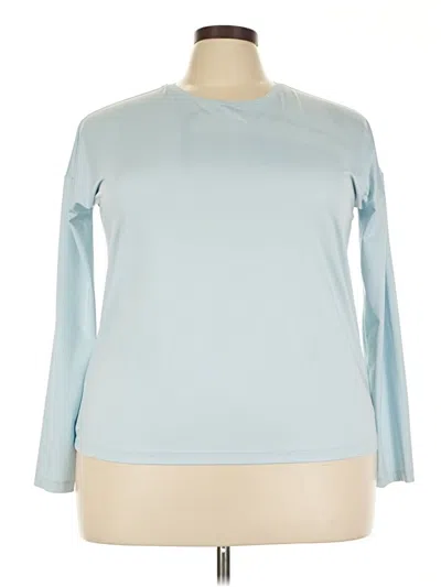 Pre-owned Tuckernuck Long Sleeve T-shirt In Blue