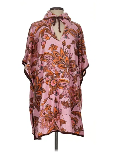 Pre-owned Tuckernuck Poncho In Pink