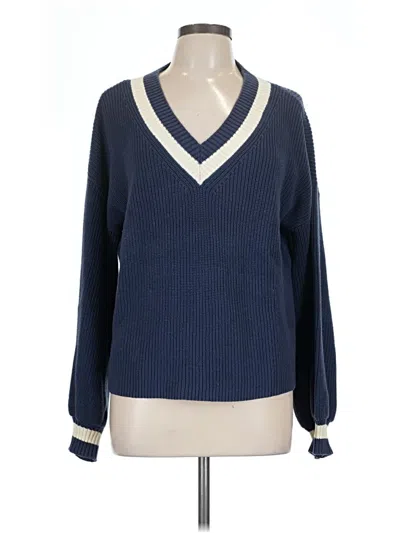 Pre-owned Tuckernuck Pullover Sweater In Blue