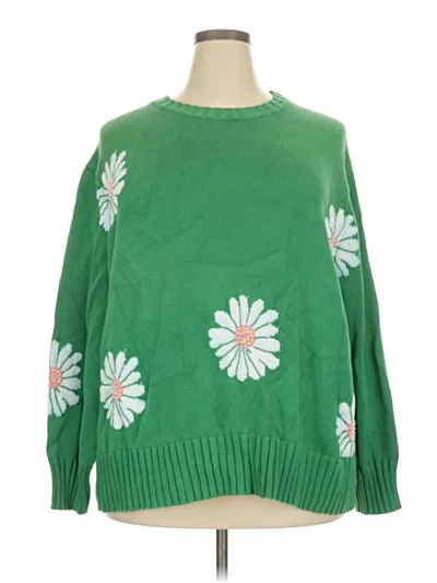 Pre-owned Tuckernuck Pullover Sweater In Green