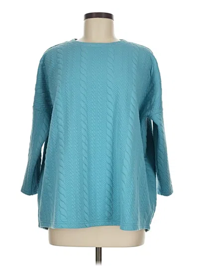 Pre-owned Tuckernuck Pullover Sweater In Teal