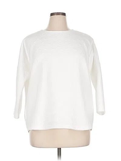 Pre-owned Tuckernuck Pullover Sweater In White