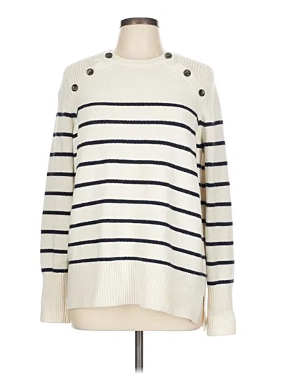 Pre-owned Tuckernuck Pullover Sweater In White