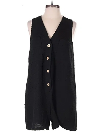 Pre-owned Tuckernuck Romper In Black