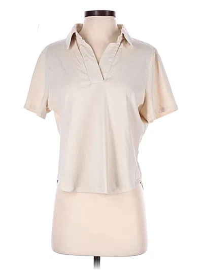 Pre-owned Tuckernuck Short Sleeve Polo Shirt In Ivory