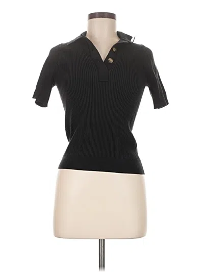 Pre-owned Tuckernuck Short Sleeve Turtleneck In Black