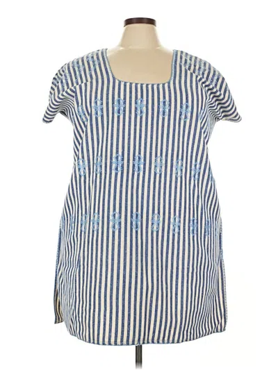 Pre-owned Tuckernuck Sleeveless Blouse In Blue