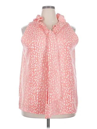 Pre-owned Tuckernuck Sleeveless Blouse In Pink