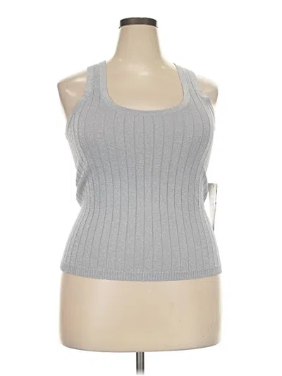 Tuckernuck Sleeveless Top Gray Halter Neckline Tops