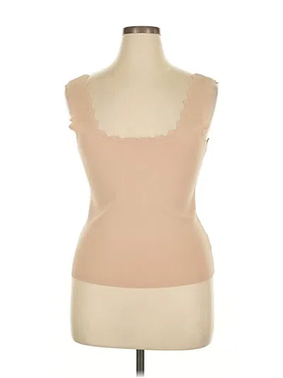 Pre-owned Tuckernuck Sleeveless T-shirt In Brown