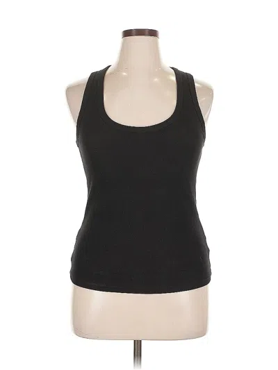 Pre-owned Tuckernuck Tank Top Black Halter Neckline Tops