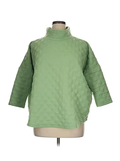 Pre-owned Tuckernuck Turtleneck Sweater In Green