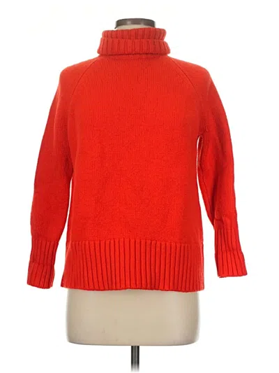 Pre-owned Tuckernuck Wool Pullover Sweater In Orange