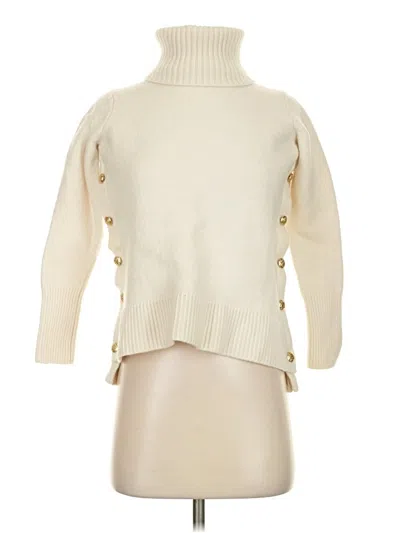 Pre-owned Tuckernuck Wool Pullover Sweater In White