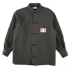 Tuckshop Men's Grey Kung Fu Shirts - Charcoal In Grey