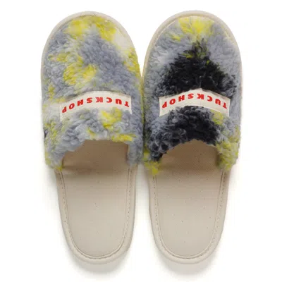 Tuckshop Men's Yellow / Orange / Grey Mcmc Slippers - Yellow In Yellow/orange/grey