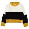 Tuckshop Women's Blue / Yellow / Orange Multicolor Sweater - Navy X Yellow In Blue/yellow/orange