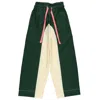 Tuckshop Women's Green / White Switching Easy Pants - Green In Green/white