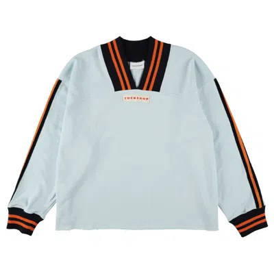 Tuckshop Women's V-neck Sweatshirt - Light Blue