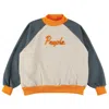 Tuckshop Women's Yellow / Orange / Neutrals Fleece Sweater - Gray X Orange In Yellow/orange
