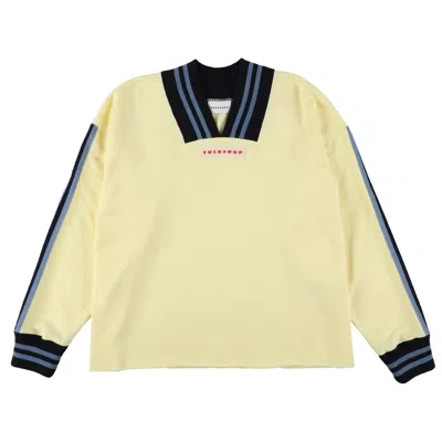 Tuckshop Women's Yellow / Orange V-neck Sweatshirt - Yellow In Yellow/orange