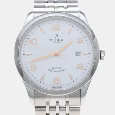 Pre-owned Tudor 1926 91650 Automatic White Stainless Steel Men's Wristwatch 42mm