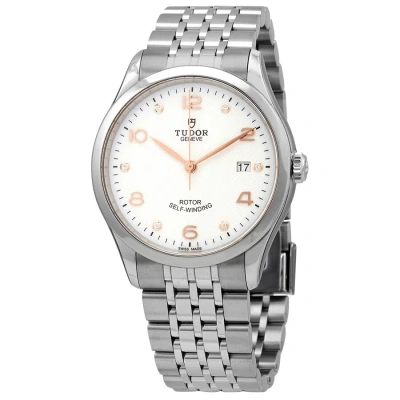 Tudor 1926 Automatic Diamond White Dial Men's Watch 91550-0013 In Gold Tone / Rose / Rose Gold Tone / White