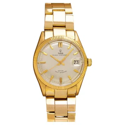 Pre-owned Tudor 1967  (rolex) Prince Oysterdate Vintage Mens Ref. 7966 Watch - 18k Gold In Multi