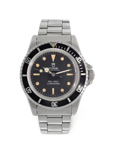 Pre-owned Tudor 1968 Submariner Oyster Prince 40mm Watch In Black