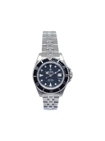 Pre-owned Tudor 1998 Princess Date 26mm In Blue